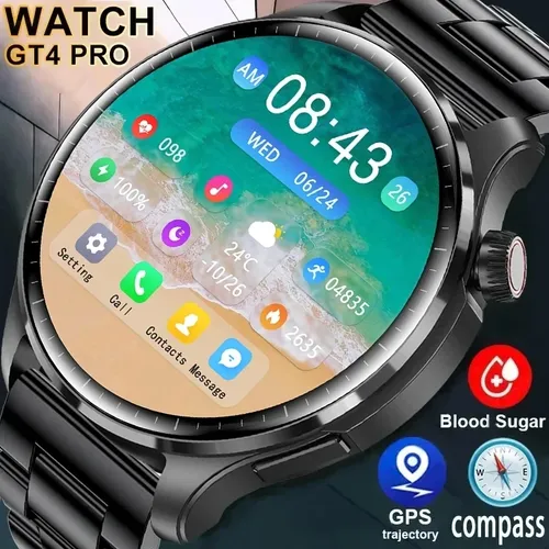 Per Huawei Watch 4 Pro M13 Smart Watch Uomo GPS Sports Tracker 1.53 "Schermo HD NFC Zucchero nel sangue Orologi Bluetooth Chiama SmartWatch Uomo_voghion.com