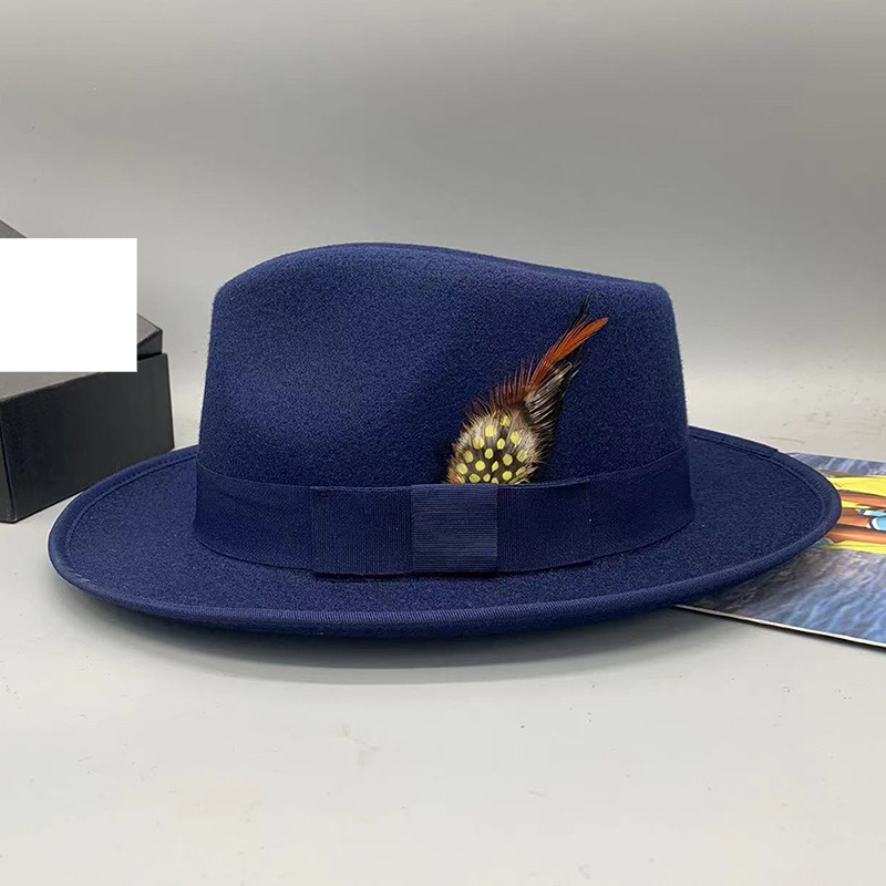  best selling woolen jazz hat, warm bow hat, European and American style small hat_voghion.com