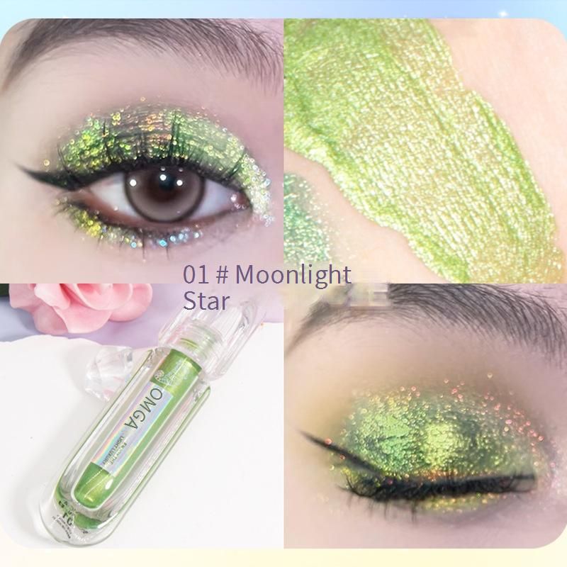 Eye Shadow Popular Makeup OMGA Chameleon Diamond Eyeshadow Liquid Multi Color Pearlescent Highlight Eyeshadow_voghion.com