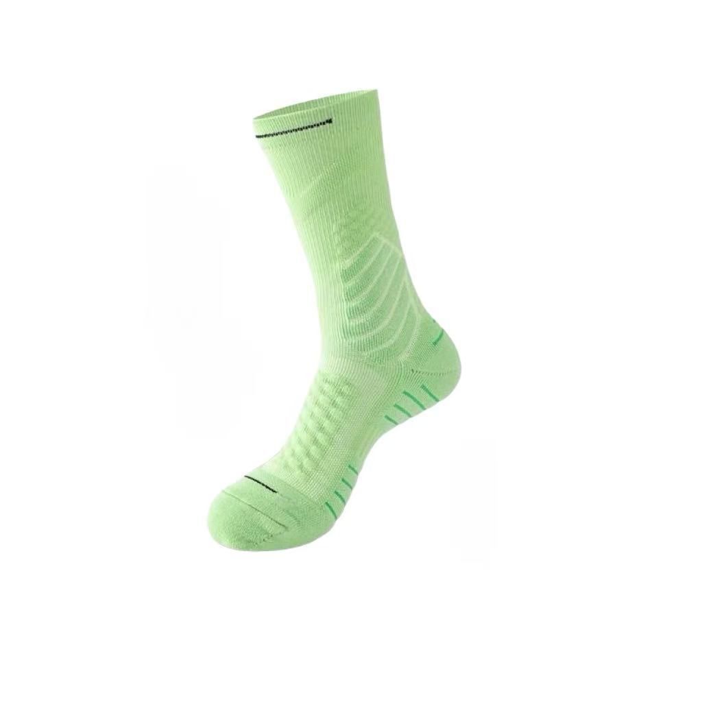Basketball Socks Men's Long Tube Anti-odor Professional Running Practical Towel Bottom Medium Tube High-top Sports Socks Thickened_voghion.com