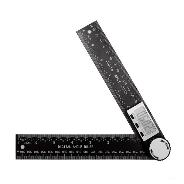 Digital Angle Finder Protractor - ABS Plastic Angle Ruler With LCD Display, 360° Measuring Tool For Woodworking, Carpentry, And DIY Projects_voghion.com