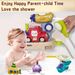 New Baby Bathroom Bath Car Parking Toys With Submersible Pump Fun Interactive Toys_voghion.com