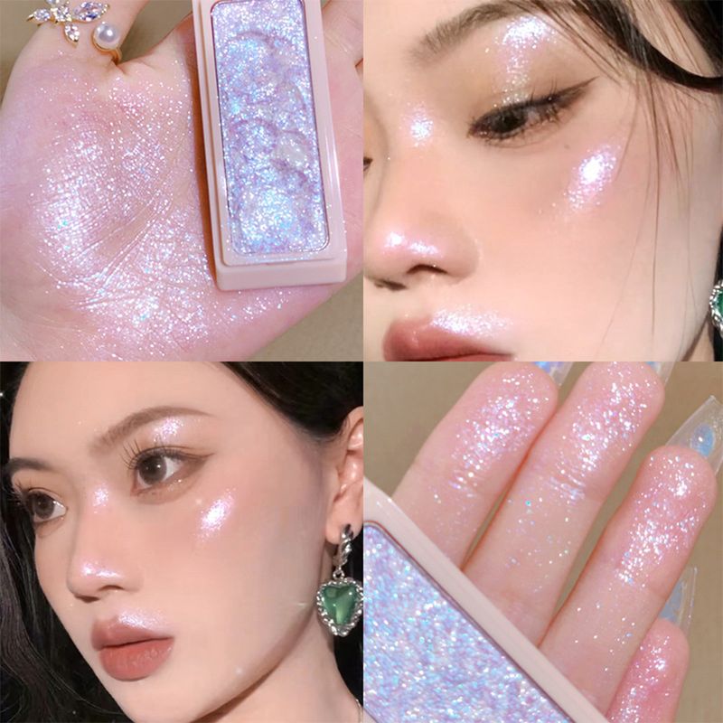 Kartoffelmos Tekstur Glitter øjenskygge Vandfast øjenskygge Perlemors Body Glitter Makeup Palette_voghion.com