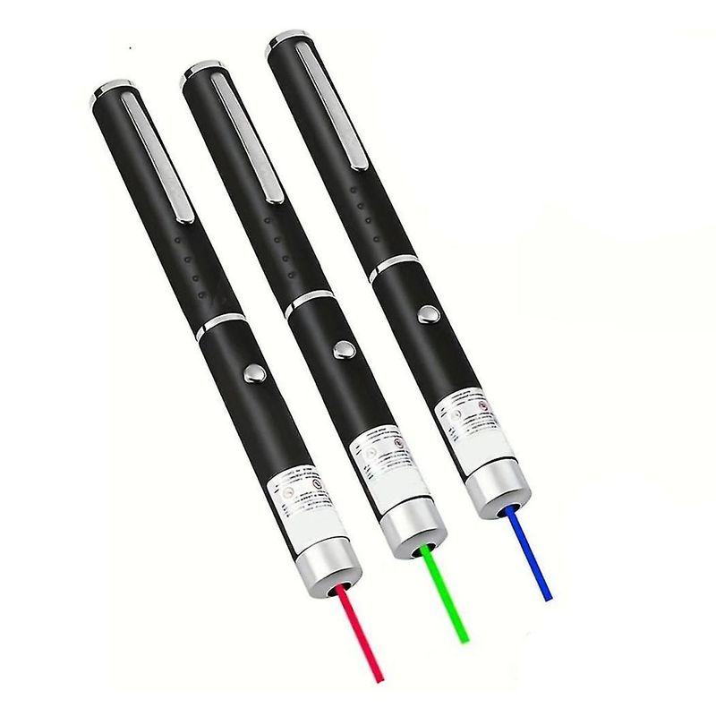 3 Stück dreifarbige Laserpointer, tragbare Taschenlampen für den Außenbereich, Lieblingsspielzeug für Katzen und Haustiere_voghion.com