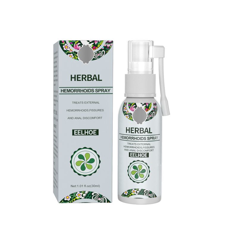 EELHOE Natural Herbal Hemorrhoids Spray Fast Relief of Hemorrhoids and Itchy Anus Treatment_voghion.com