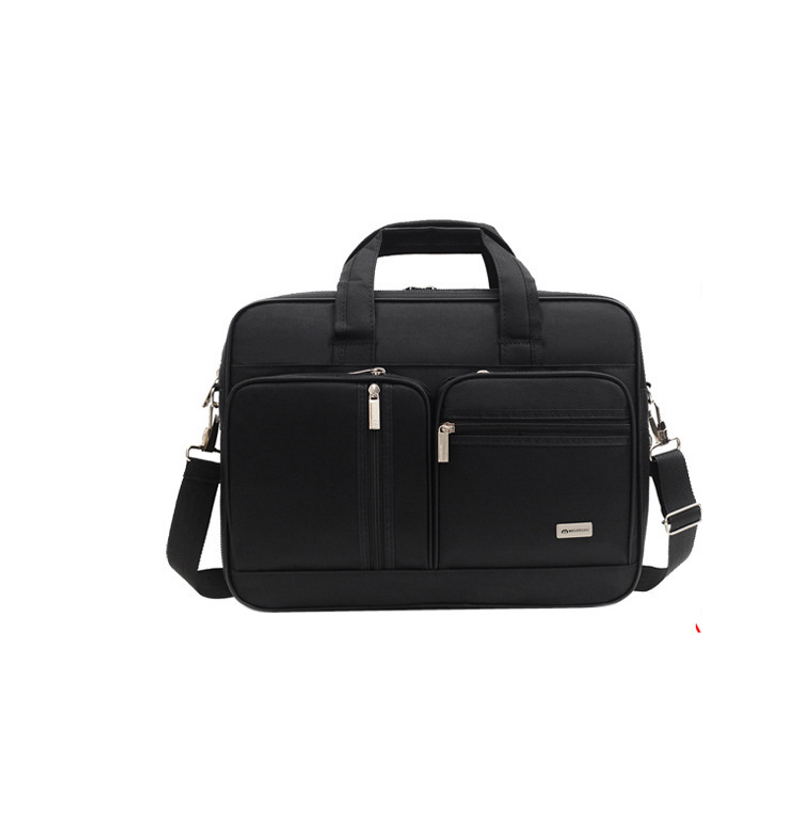 men's briefcase Oxford cloth laptop bag horizontal hand held business backpack_voghion.com