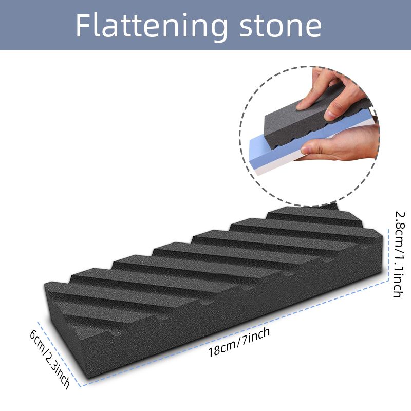 Whetstone Knife Sharpener Water Stone Plate Grinding Charcoal Stone Base  Angle Guide Adjustable Whetstones Sink Bridge Holder_voghion.com