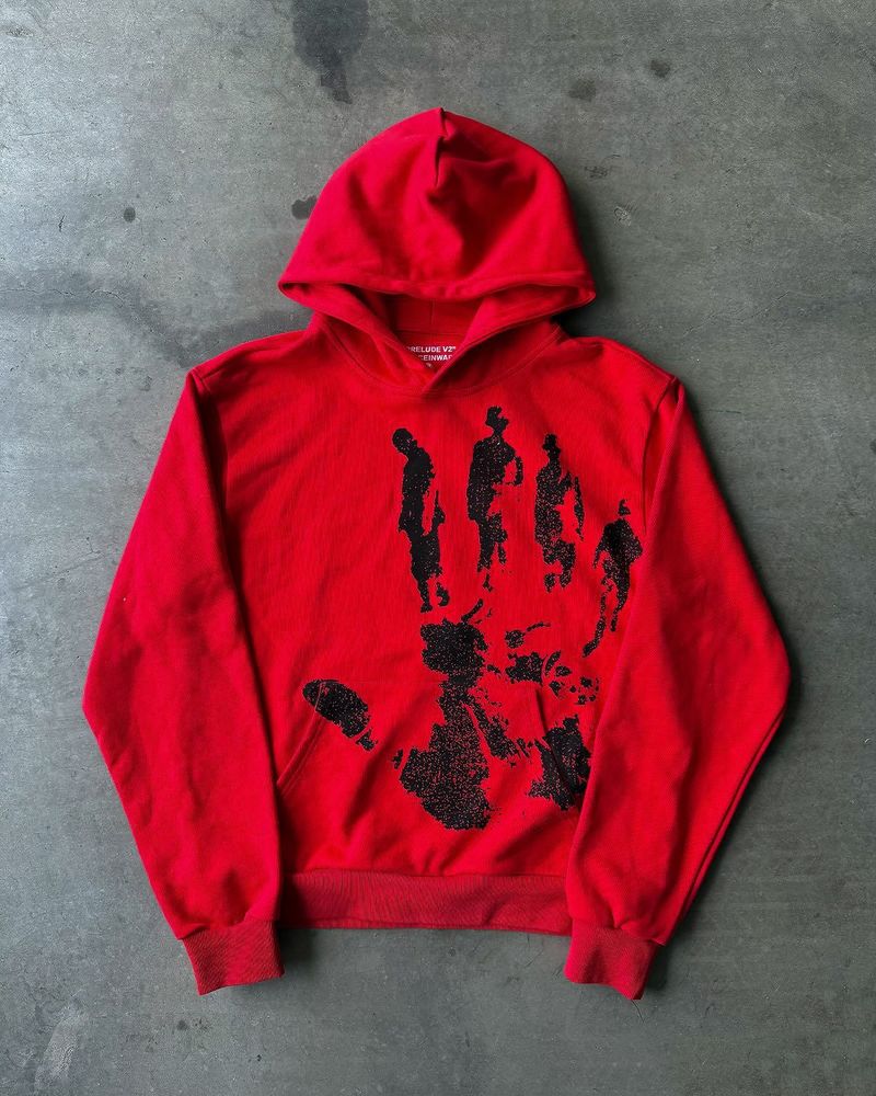 ​​"Men's Y2K Retro Print Hoodie - Oversized Streetwear Pullover With Dark Graphic, Long Sleeve Unisex Sweater"​​_voghion.com