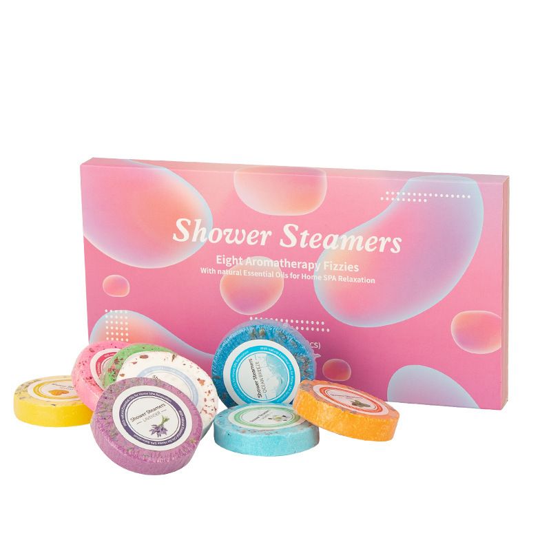 30g 8pcs Shower Steamers Aromatherapy Gifts Set Bath Bombs with Essential Oils for Home SPA Self Care Relaxation Birthday Christmas Gift _voghion.com