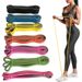Fascia elastica bicolore da 20-30 libbre, fascia di resistenza, allenamento della forza, fascia elastica per trazioni, fascia di tensione per yoga_voghion.com