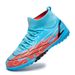 Scarpe da calcio alte TF per ragazzi e ragazze, tacchetti per allenamento e campi in erba, scarpe da calcio per ragazzi_voghion.com