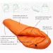Very Warm White Goose Down Filled Adult Mummy Style Sleeping Bag Fit For Winter Thermal 4 Kinds Of Thickness Camping Tra_voghion.com