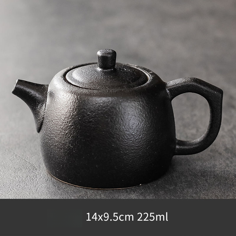 Wood-Burning Kung Fu Tea Ceramic Teapot Household Kettle High-End Purple Clay Single Pot Set_voghion.com