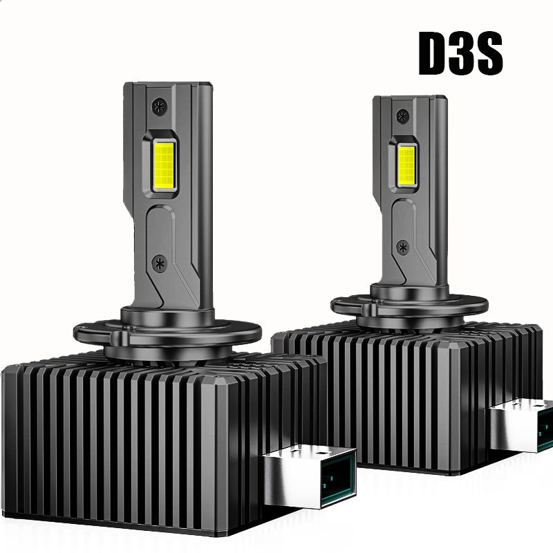 2PCS D2S D4S Scheinwerfer HID D1S D3S D8S LED Scheinwerfer D2R D4R Birne 30000LM Xenon Auto Licht Turbo Lampe Canbus 6000K_voghion.com
