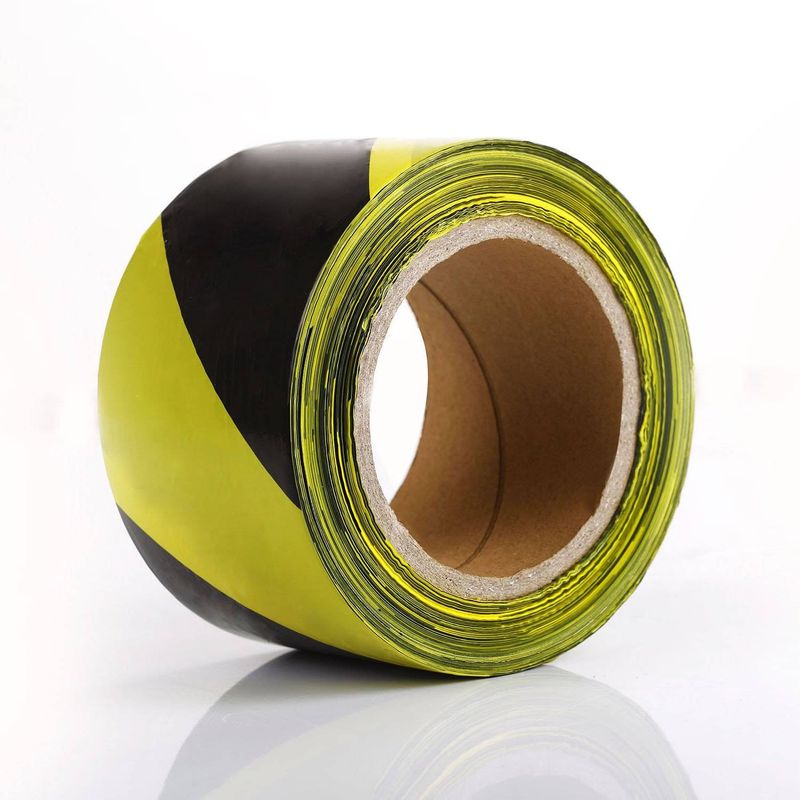 Warning Tape With Yellow And Black Stripes, Do Not Enter The Barrier Tape, High-end Building Area Tape, Weatherproof Safety Barrier Tape_voghion.com