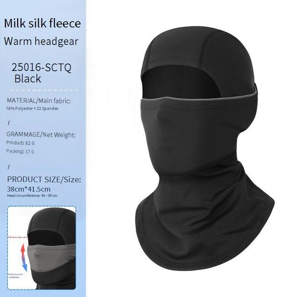 Winter winddicht fleece bivakmuts gezichtsmasker - Volledige gezichts- en nekbedekking voor motorrijden, buitensporten - Ademend en warm unisex ontwerp_voghion.com