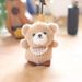 Adorable Bear Plush Cute Keychain Accessory With Soft Short Plush Bags For_voghion.com