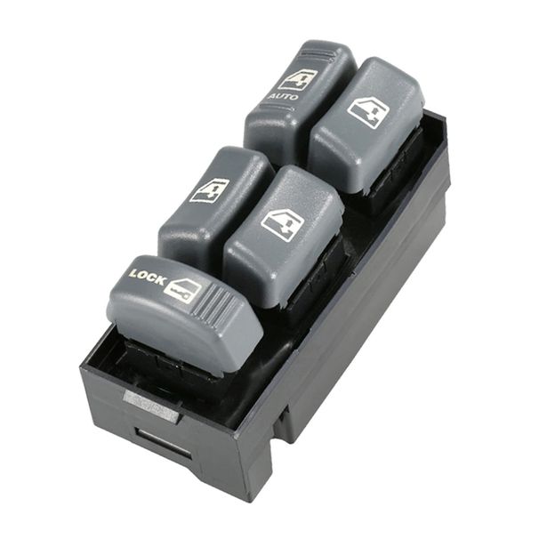 Interrupteur de lève-vitre électrique 15151360, compatible avec Chevrolet, GMC, Pickup, Oldsmobile, gris, 19244658_voghion.com