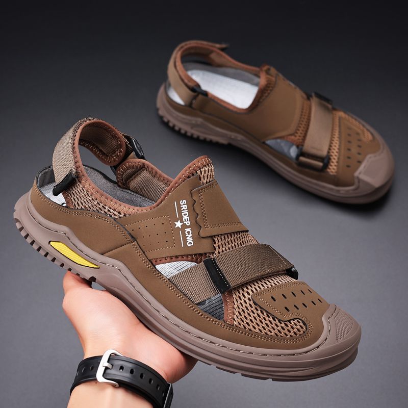 Fashion Summer Leisure Beach Gladiator Sandals Outdoor Casual Shoes Climbing Slippers Sport Male Trekking Non-slip_voghion.com