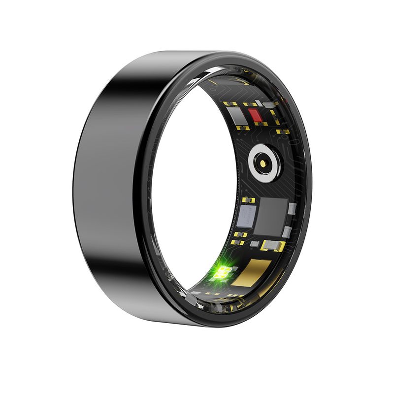 Privates Modell Smart Ring Herzfrequenz Blutsauerstoff 100+ Sportmodus Smart Ring Smart Ring_voghion.com