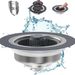 Stainless Steel Kitchen Sink Bouncing Core Bathtub Basin Vegetable Washing Basin Filter Basket Drain Assembly_voghion.com
