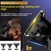Professional Barber Clipper Kit – Cordless USB Rechargeable Hair Trimmer With Ceramic Blade, Detachable & Washable, Adjustable Speed_voghion.com