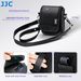 7777777777777777 Compact Bag Pouch Case For DJI Osmo 360 Canon PowerShot V10 Camera Adjustable Shoulder Strap With Carabiner_voghion.com