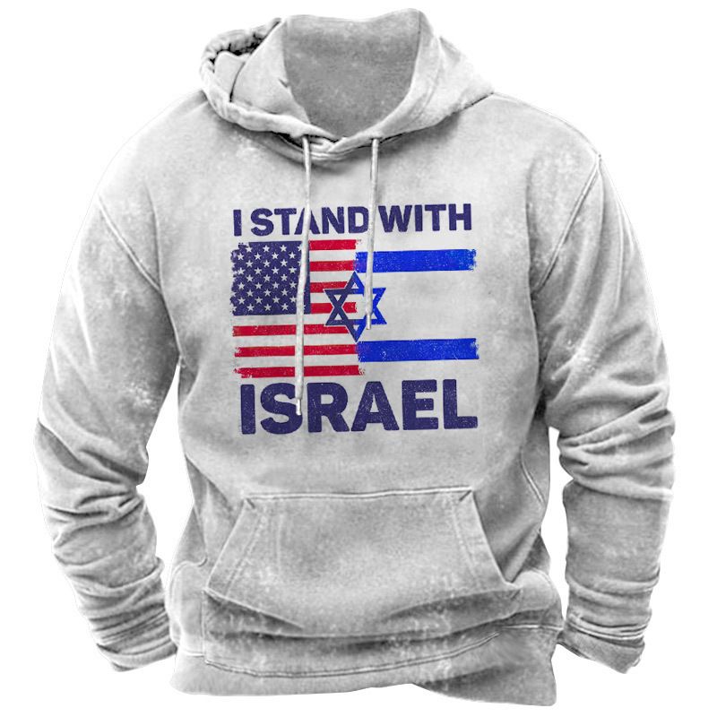 Kapuzenpullover Herren 3D Kapuzentaschenpullover mit Kordel_voghion.com