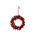 Burgundy Velvet Christmas Ornaments Set – Elegant Flocked Holiday Decor For Tree & Home (12 Styles: Deer, Bow, Snowflake & More)_voghion.com