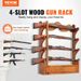Rack 132 Gun Mount Rack Wall Rack Wood 4 Rifle Gun Shotguns Lb Gun Display Wall W Duty Rifles Display Holds Heavy Storage Rack_voghion.com