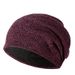 Cappello pile a righe in tinta unita per il nuovo cappello da notte in stile giapponese da uomo, cappello maglione con scollo sottile e ampio, cappello da notte, cappello lavorato a maglia_voghion.com