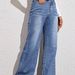 Damenbekleidung Cat Whiskers und Maliu Lockere Jeans mit hoher Taille und weitem Bein_voghion.com
