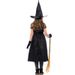 Halloween black mesh little children's performance witch also crazy role-playing costume_voghion.com