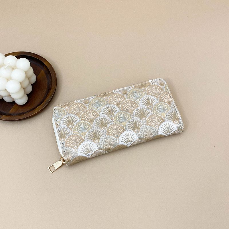 Damentaschen Lange Damenbrieftasche Clutch mit großem Fassungsvermögen Neue Clutch mit Reißverschluss Brieftasche Kartenhalter_voghion.com