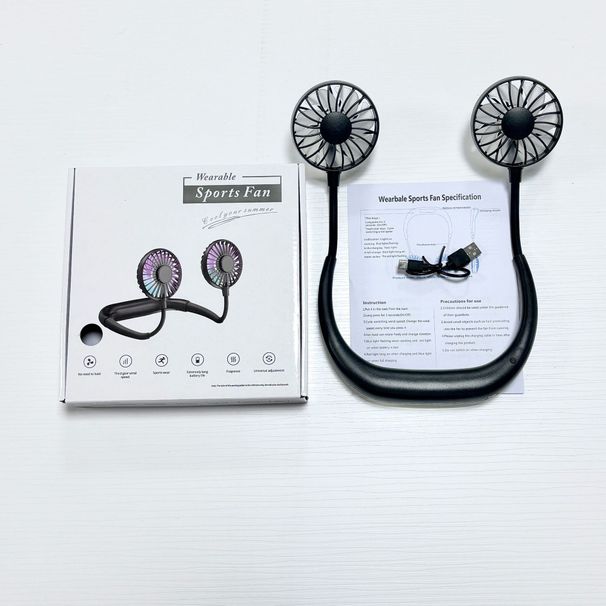 Nackenventilator – 3. Generation, faltbar und tragbar, 18 Stunden lang haltbar, mit 4000 mAh, USB-C-Schnellladung, 25 dB, ultraleise Kühlung für draußen/im Büro_voghion.com