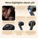 New Y20 Dual Mark ENC Noise Cancelling Bluetooth Earbuds Private Model Semi-In-Ear With LED Battery Display TWS Durability Upgrade_voghion.com