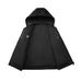 Men's Reversible Hooded Puffer Jacket With Embroidery, Loose Fit, Detachable Hood, Winter Warm Coat For Streetwear & Outdoor_voghion.com