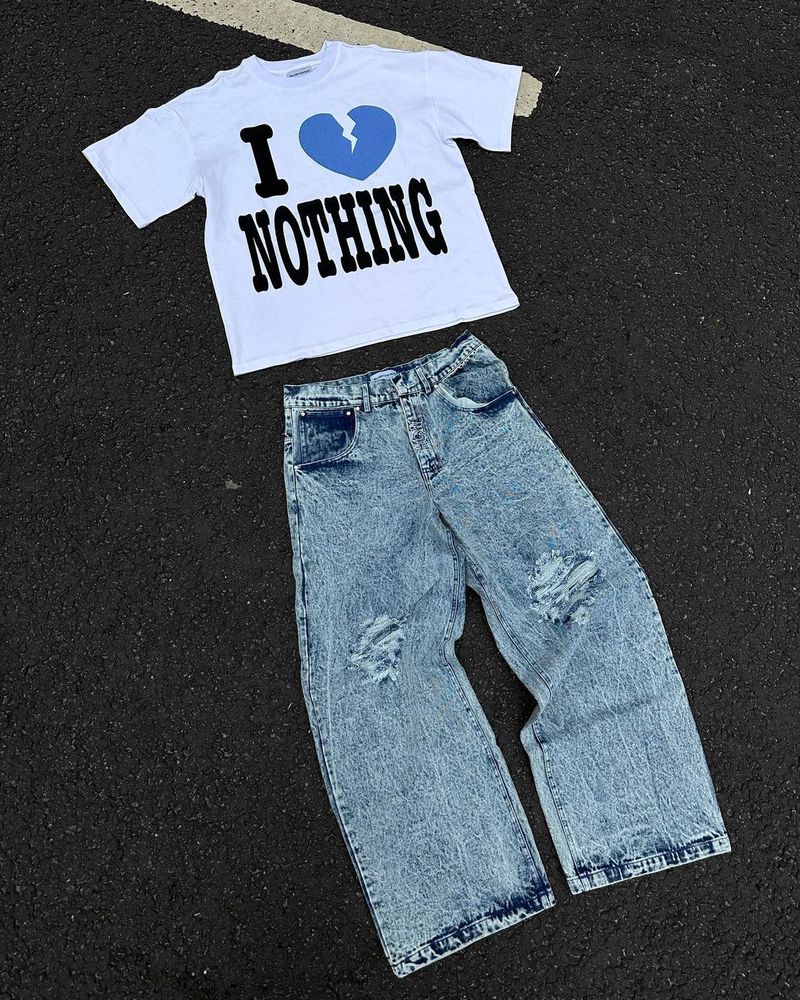 Men's Clothing new style ins personality street trend letter slim short sleeved T shirt men and women tops trend_voghion.com