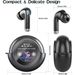 Wireless Earbuds Headphones, Bluetooth 5.4 Stereo Sound With LED Display, ENC Noise Cancellation, IP7 Water Resistant_voghion.com