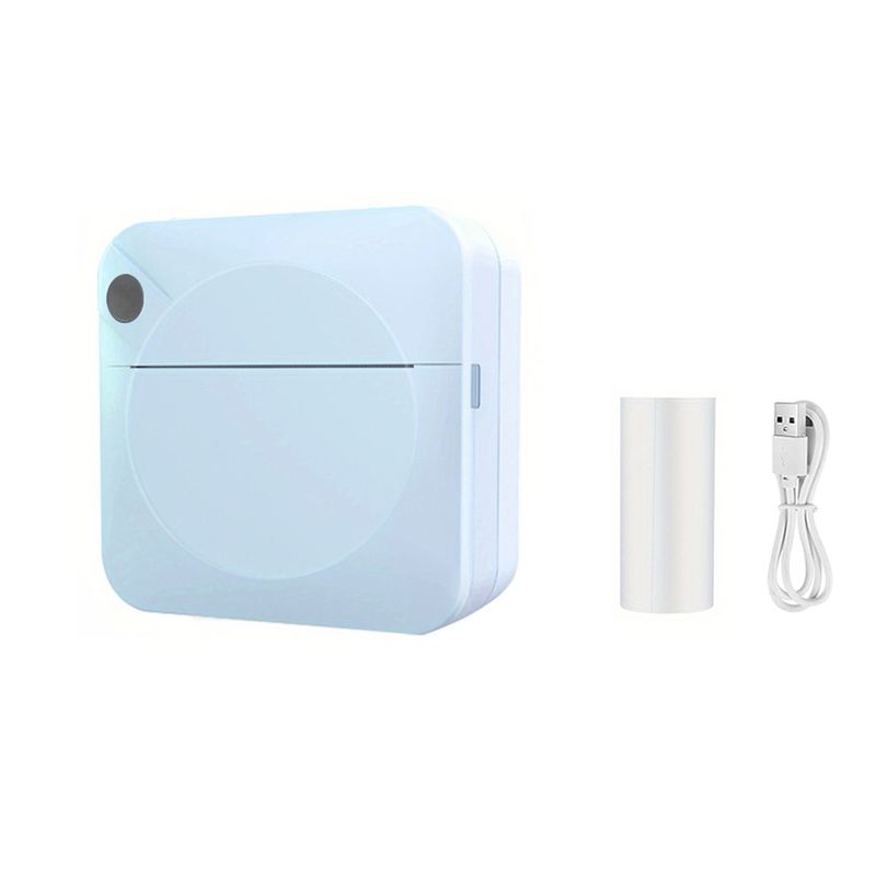 Compatible with IOS and Android, Portable BT Mini Thermal Printer Prints Labels, Magazines, Study Notes, Christmas_voghion.com