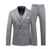 Business-Casual-Anzug für Herren. Zweiteiliger Trauzeugenanzug für Herren, Hochzeitsbankettanzug_voghion.com