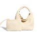 Designer Hand Woven Mother And Child Bag Solid Color Versatile Simple Handbag New Light Luxury Niche Single Shoulder Crossbody Women'S Bag_voghion.com