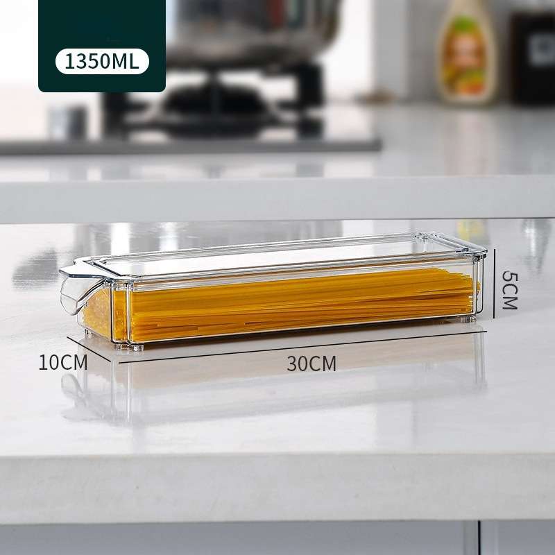 Multi Purpose Long Refrigerator PET Fresh Fruit And Vegetable Storage Box Home Kitchen Refrigerated Fresh Keeping Box Plastic Box_voghion.com