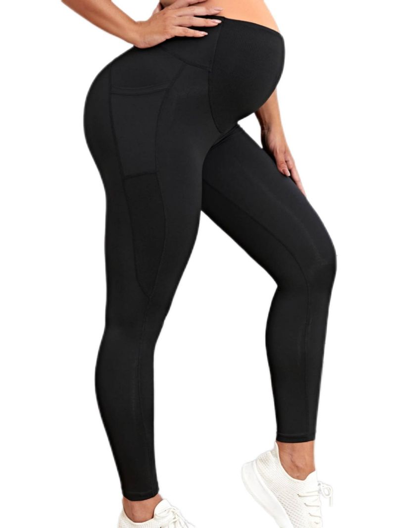 Women's Clothing Pregnant Belly Support Sports Yoga Casual Slimming Versatile Comfortable Tight Shaping Pants_voghion.com