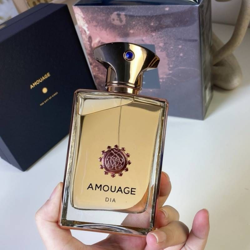 2025 Fashion Limited Style Original Logo Series Amouage Dia Man Male Fragrance Lasting Fragrance Floral Wood Tone Spray Date Holiday Gift Box_voghion.com