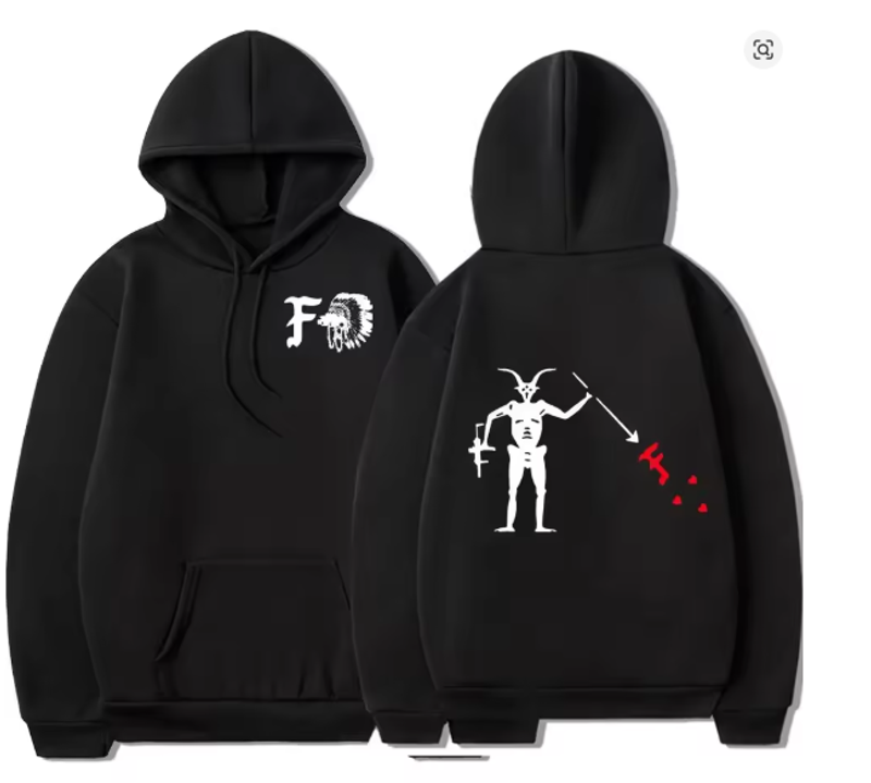 Hoodie Death Skeleton Satan Männer Grafik Kapuzenpullover Gothic Kleidung Hoodies Harajuku Streetwear_voghion.com