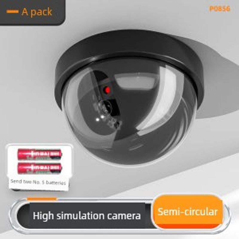 Simulation Surveillance Camera Monitor Model For Home Indoor Probe Punch Free Paste With Light_voghion.com