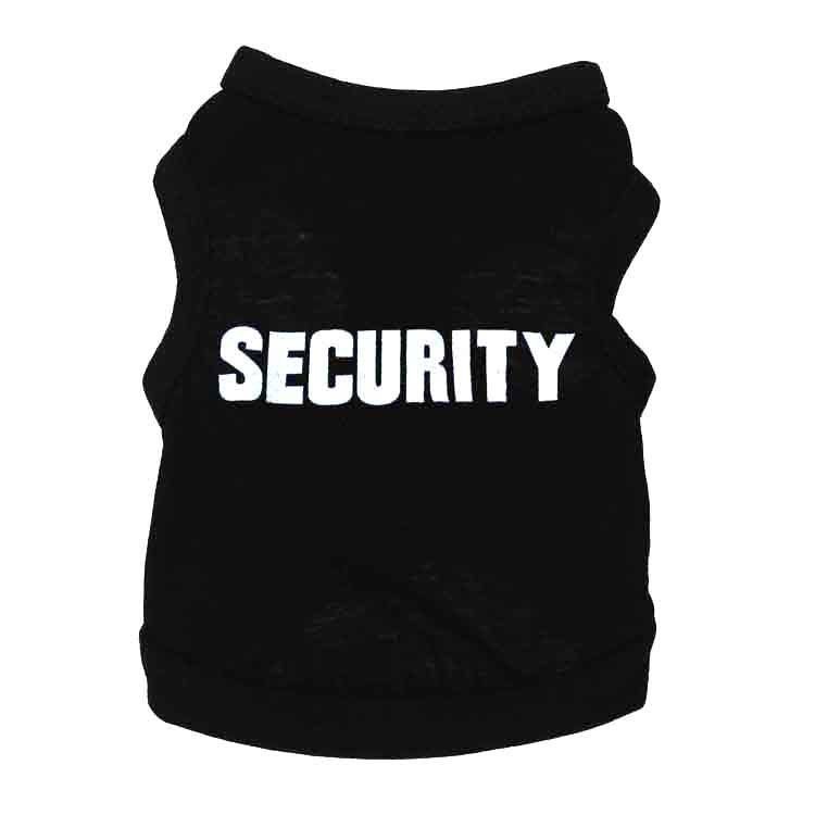 Clothing Clothes Cotton Print Security Small Dog Pet Vest Spring Summer Style_voghion.com