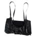 Schwarze Weste im Punk-Stil mit Hosenträgern verziertes Anzughemd Lolita JK elastische Hosenträger in der Taille_voghion.com
