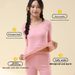 Completo intimo termico da donna in lana e seta, foderato in pile, stile coppia, abbigliamento autunnale e pantaloni, strato di base_voghion.com